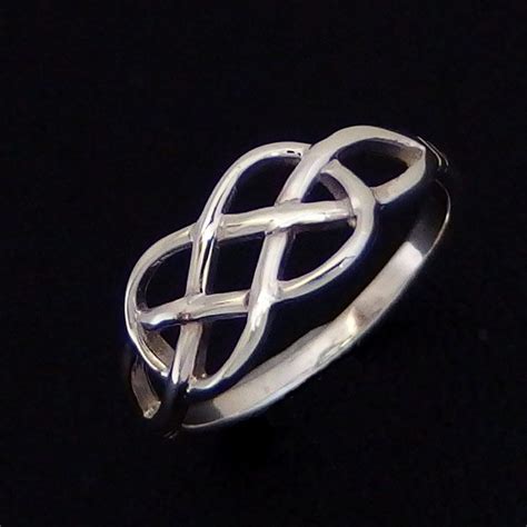 Knotted Celtic Rings Silver Celtic Ring Nz Silver Surfers