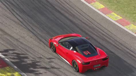 Assetto Corsa Ferrari Italia Hot Lap At Spa No Traction Control