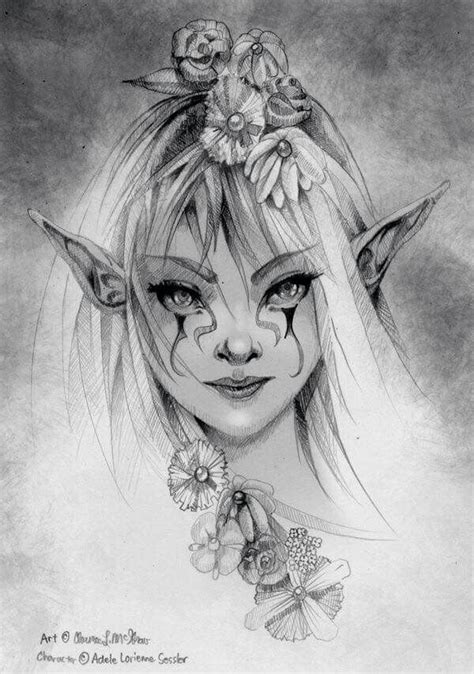How To Draw A Fantasy Elf Face Brooks Leon1938