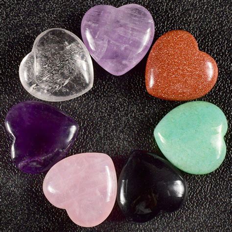 Heart Love Crystal Healing Stone For Valentines Day Ts Natural