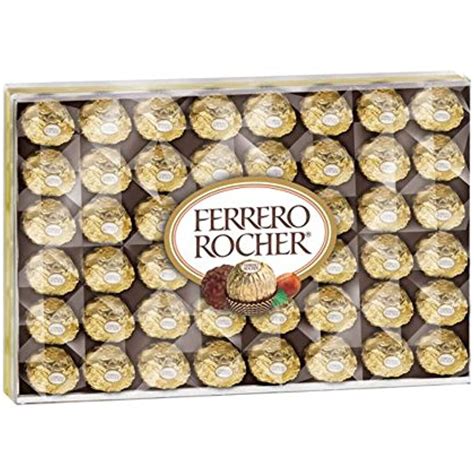 Ferrero Rocher Fine Hazelnut Chocolates 48 Ct Pack Of 2 Walmart Com