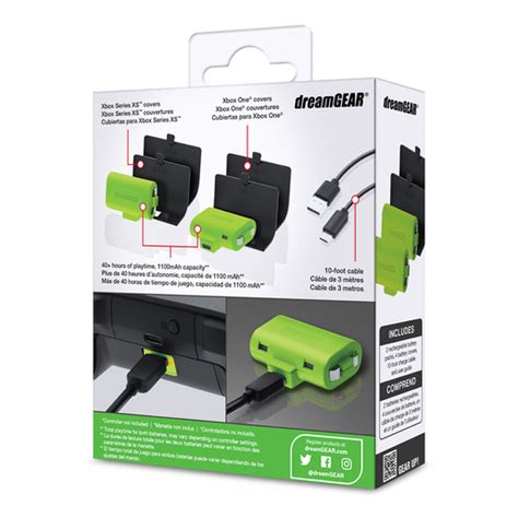 Kit De Baterías Recargables Para Controles Dreamgear Xbox Series X·s