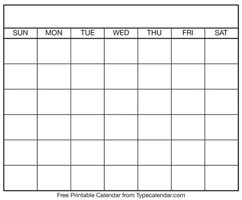 Blank Calendar Template Printable Free Blank Calendar 2022