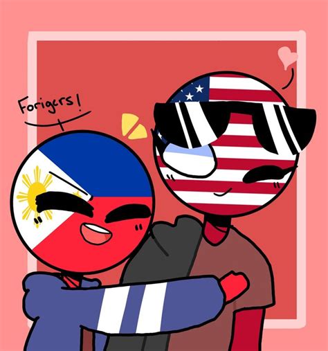 Countryhumans Philippines And America Anime Memes Funny Hetalia Philippines Country Art