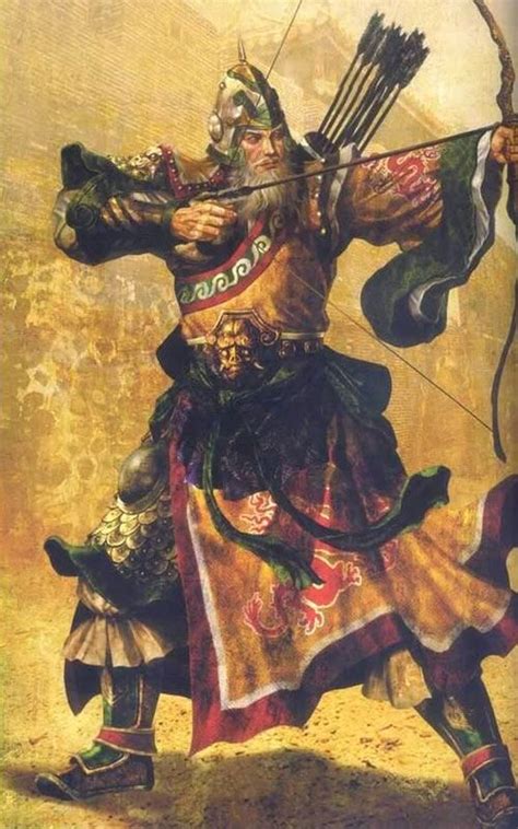 Huang Zhong Illustration Characters And Art Dynasty Warriors 4