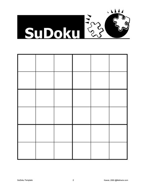 50 Blank Sudoku Grids Free And Printable Templatelab