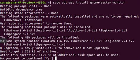 How To Install And Use Gnome System Monitor And Task Manager In Ubuntu