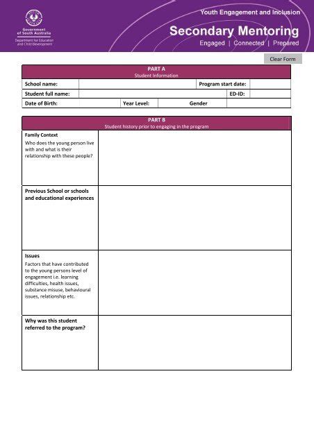 Student Case Study Template