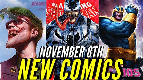 New Comic Books Releasing November 8th 2023 Marvel Comics And Dc Comics