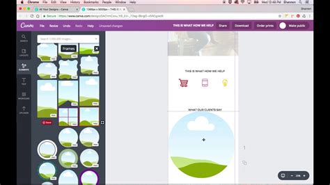 Canva Website Mockup or Layout Tutorial (FREE Templates) - YouTube