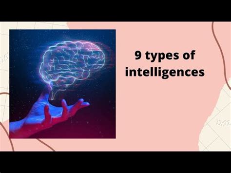 Types Of Intelligences Intelligences Youtube