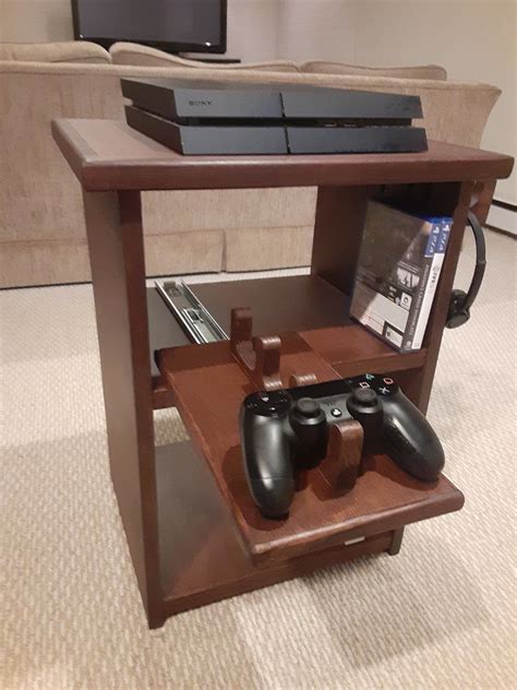 Game Console Stand Ps4 Ps5 Xbox One Videogame Nightstand Xboxone