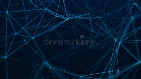 Abstract Digital Background Big Data Visualization Network Connection