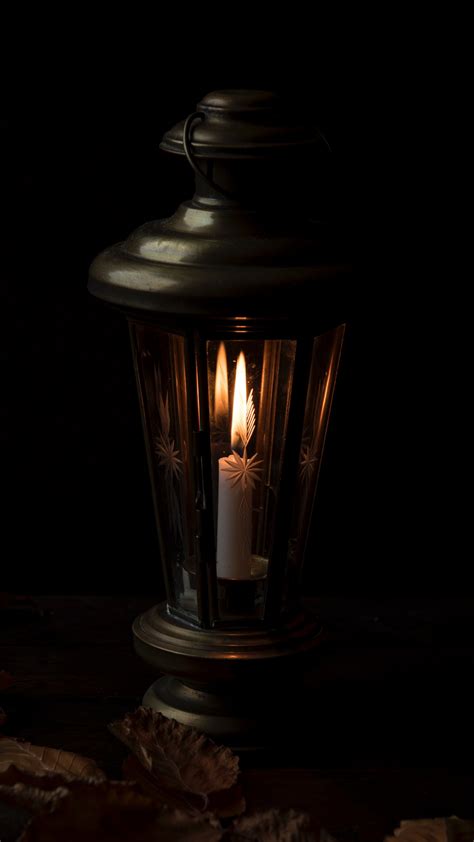 Candle Night Lamp Wallpaper 2160x3840