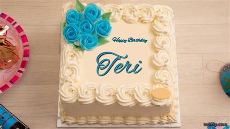 🎂 Happy Birthday Teri Cakes 🍰 Instant Free Download