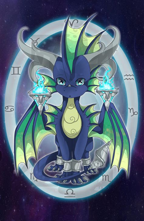 Dragon Zodiac Sign Of Libra By Anais Thunder Pen On Deviantart