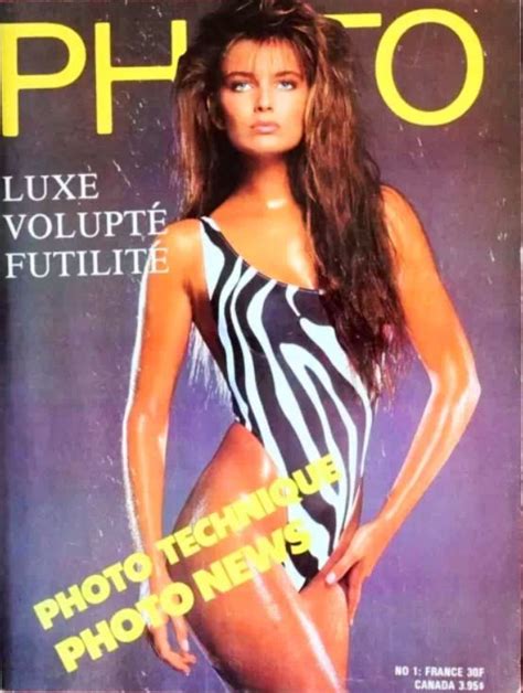 Paulina Porizkova Covers Photo Magazine France 9 October 1986