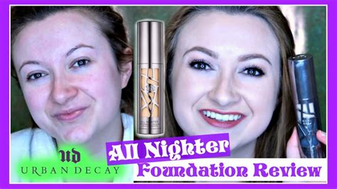 Urban Decay All Nighter Liquid Foundation Review Demo Foundation