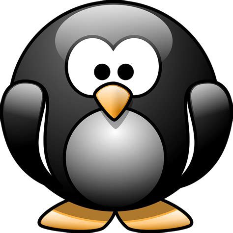 Round Penguin Gray Belly Clipart Free Download Transparent Png