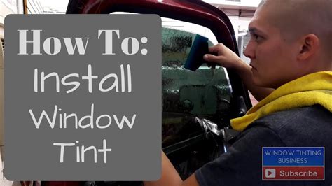 Window Tinting How To Install Window Tint On A Standard Door Youtube