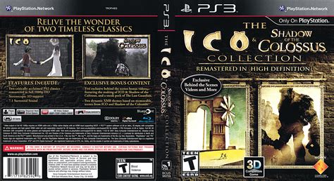 The Ico Shadow Of The Colossus Collection Ps Bcus Ntsc U Complete Art Scans