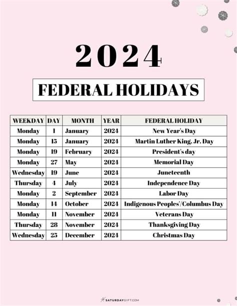 2024 Holidays And Observances United States Kirby Paulita