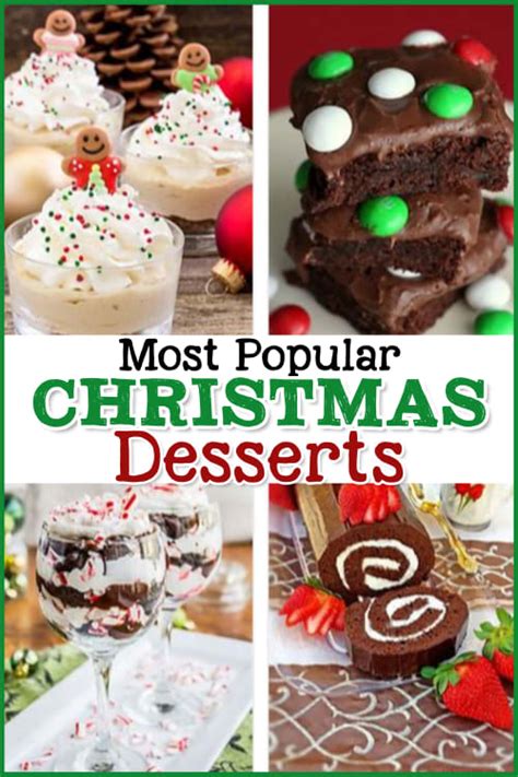 Not only do they all make a beautiful presentation, but they taste amazing too! Most Popular Christmas Desserts - The Most Popular ...