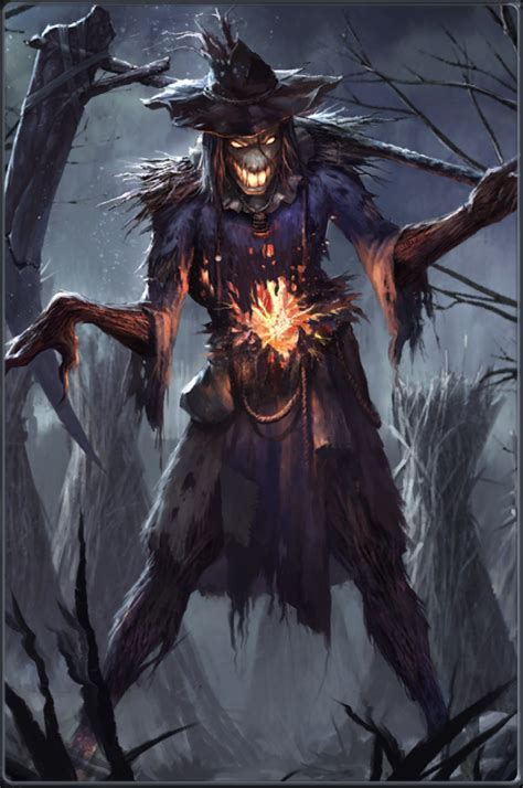 Scarecrow In 2020 Dark Creatures Fantasy Monster Horror Fantasy