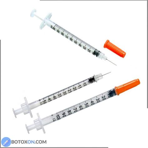 Bd Microfine Insulin Syringe Ml G X Mm Needle Botox On Fillers