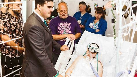 19 Year Old Bride With Terminal Cancer Has Beautiful Wedding At Hospital Youtube