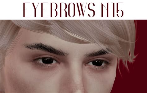 Emily Cc Finds Obscurus Sims Obscurus Sims Eyebrows N15 16
