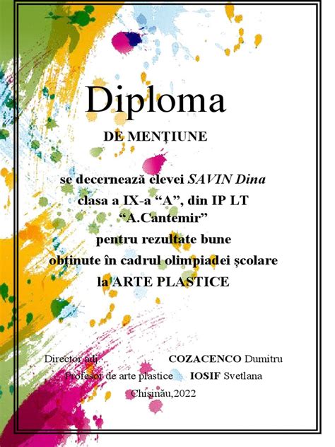 Diploma Chenar Pdf