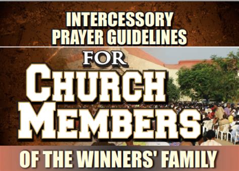 Intercessory Prayer Guidelines For Church Members 2023 Daily