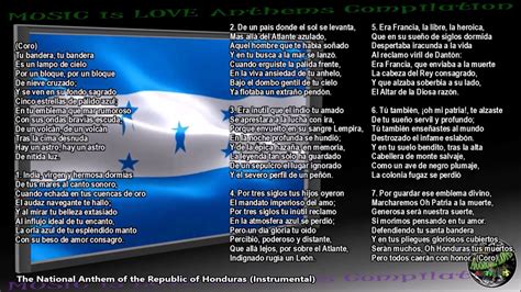 Honduras National Anthem Himno Nacional De Honduras Instrumental With