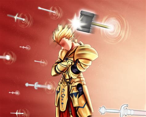 Fate Stay Night Gilgamesh Gate Of Babylon