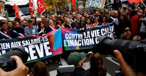 shared post australian news thousands take to the streets of paris to protest soaring prices