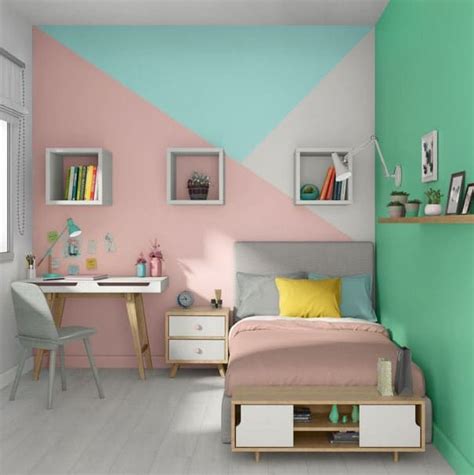 Des idées design inspirantes et très. Peinture chambre ado fille : les plus belles couleurs pour ...
