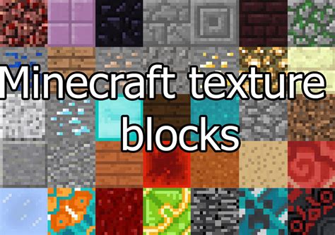 Minecraft Texture Blocks Cgtrader