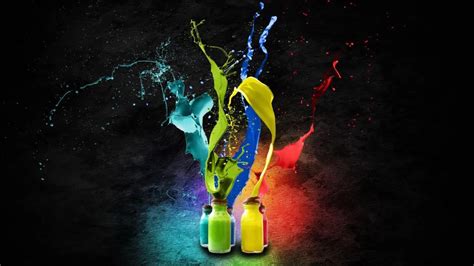 Colorful Ink Explosion Abstract Live Wallpaper Live Desktop Wallpapers