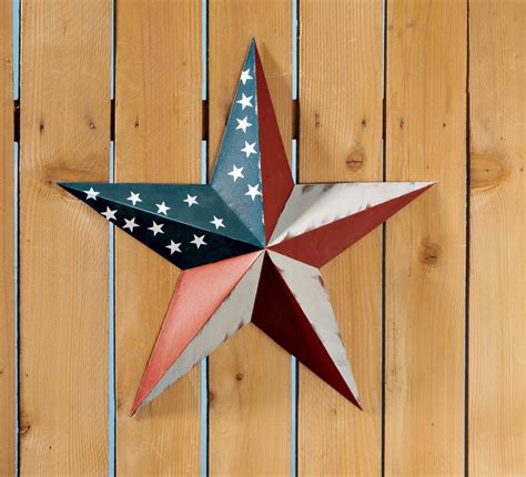 American Flag Metal Barn Star Art And Home