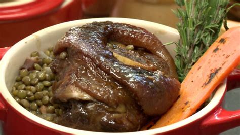 Recette jarrets de porc aux lentilles