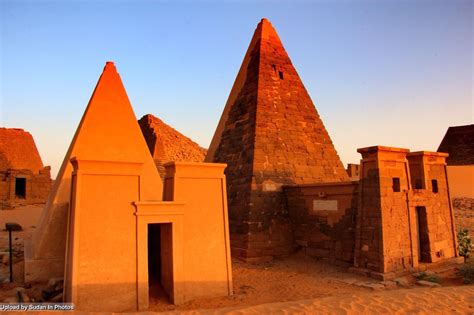 Sudan Antiquities Al Bajrawia Pyramids Near Meroe أثار السودان