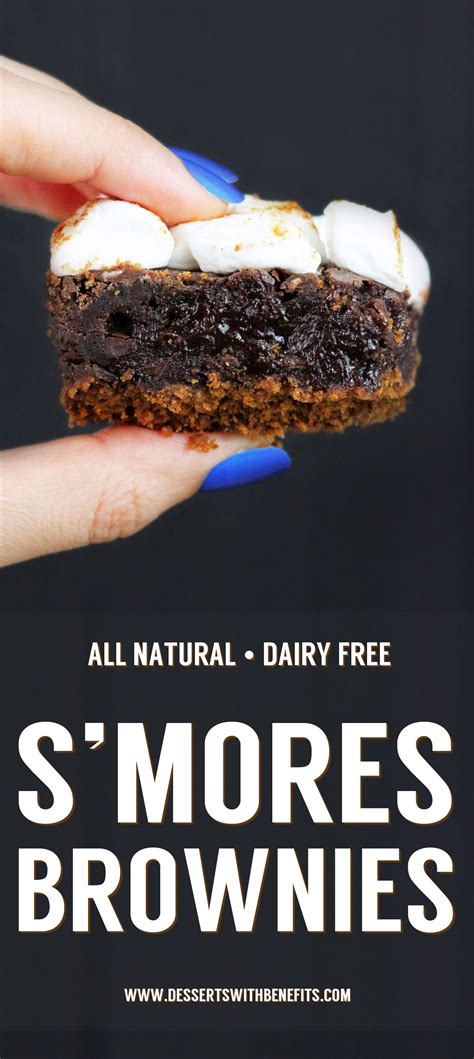 6-ingredient S’mores Brownies! Satisfy your s’mores craving with these