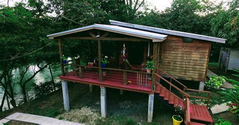 Benque viejo del carmen log cabin. Stay in Private Riverfront Cabin, Cayo District