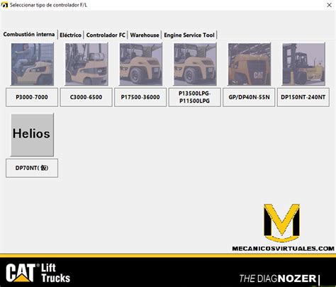 Cat Lift Truck The Diagnozer 390 Mecanicos Virtuales