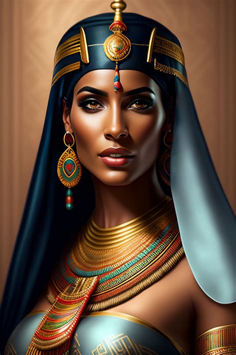 Lexica Realistic Depiction Of An Ancient Egyptian Women With True To History Clothing