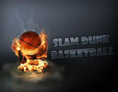 Basketball Background Computer Dunk Wallpapers Slam Anime