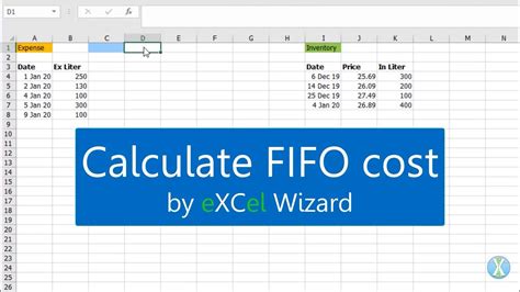 Qq15 Calculate Fifo Cost Youtube