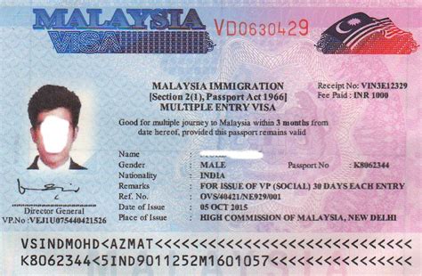 Apply for visa to india. Malaysia Visa information, types of Visa, where and how to ...