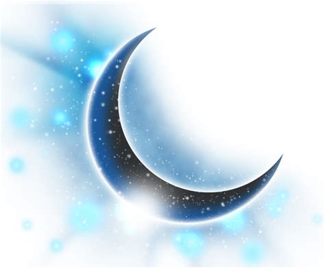 Ftestickers Clipart Moon Stars Bluemoon Crescentmoon Blue Crescent